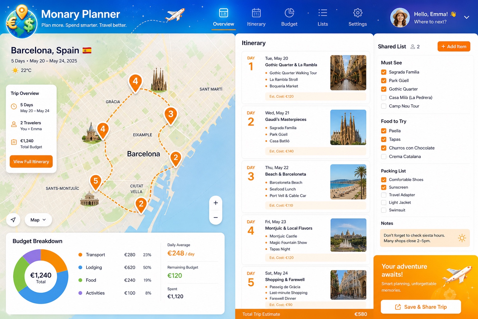 Monary Planner — Web-App